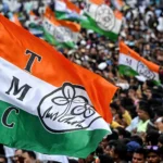 All-India-Trinamool-Congress-TMC-Party-Flag-Kolkata-West-Bengal-India